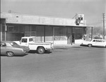 Photograph of Henderson Plaza businesses along Boulder Highway, Henderson, 1970