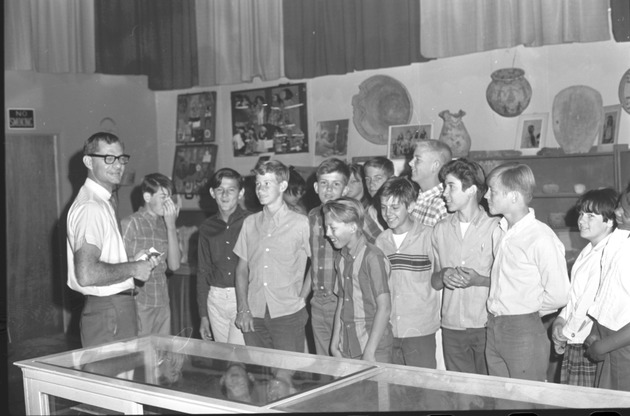 Photograph of Southern Nevada Museum student tour, Henderson, 1968