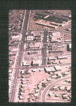 Aerial photograph of downtown Henderson, 1963