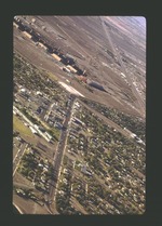 Aerial photograph of Henderson, Nevada with views of the Basic Magnesium Plant, Henderson, 1963