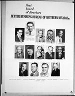 Photograph of Better Business Bureau of Southern Nevada board of directors, 1955