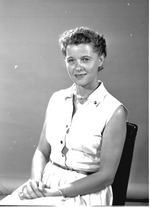 Portrait photograph of Betty Wagner, July 8, 1960