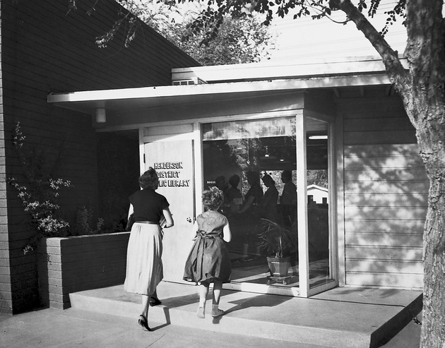 Photograph of Henderson District Public Library, Henderson, 1956