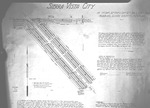 Photograph of Sierra Vista City map and agreement, August 4, 1931