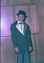 Photograph of Chamber of Commerce president Robert A. "Bob" Olsen in costume for Industrial Days, Henderson