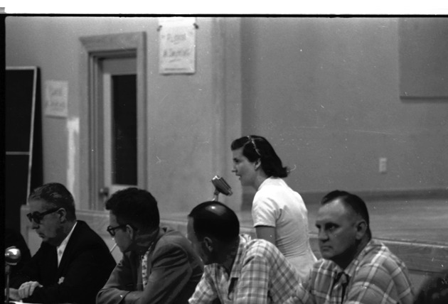 Photograph of citizens at a City Council meeting, Henderson