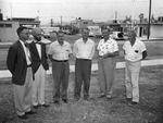 Photograph of members of the planning commission in downtown Henderson, circa 1955