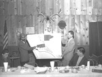 Photograph of M. S. Malik and Chamber of Commerce President Colvin S. Smith, Henderson, May 5, 1955