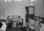 Photograph of a group of people at a meeting in Henderson, May 1, 1952