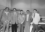 Photograph of City Councilmen and Mayor at opening of Henderson's first indoor swimming pool, Henderson, December 15, 1973