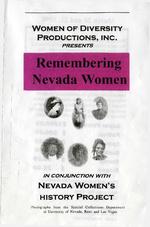Program on Remembering Nevada Women, March 20, 1998