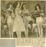 Newspaper clippings documenting the Industrial Days Beauty Pageant of 1962