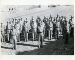 Photograph of a smaller group of the Guard Force at BMI, Gabbs, Nevada, 1942