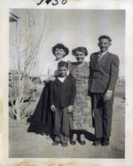 Photograph of Juana Williams with her siblings in Henderson, 1950