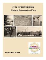 City of Henderson Historic Preservation Plan, June 3, 2014