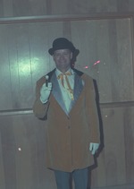 Photograph of Chamber director in costume for Industrial Days, Henderson