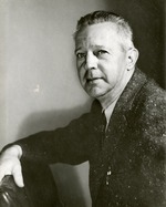 Portrait photograph of Henderson Chamber of Commerce president N. D. Van Wagenen