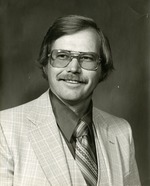 Portrait photograph of Henderson Chamber of Commerce president Charles Spradlin