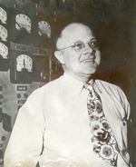 Portrait photograph of Henderson Chamber of Commerce president William Doak