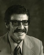 Portrait photograph of Henderson Chamber of Commerce president William L. Perry