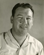 Portrait photograph of Henderson Chamber of Commerce president Wendell J. Gunville