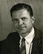 Portrait photograph of Henderson Chamber of Commerce president Robert A. Olsen