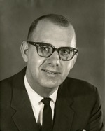 Portrait photograph of Henderson Chamber of Commerce president Robert O. Oseland