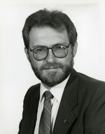 Portrait photograph of Henderson Chamber of Commerce president John E. Holman