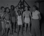 Photograph of student boxers, Henderson, May 1955