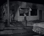 Photograph of the Henderson Cleaners fire, Henderson, July 18, 1955