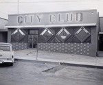 Photograph of the City Club exterior, Henderson, February 21, 1956