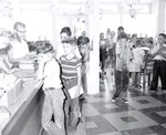 Photograph of children at Henderson Public Library, Henderson, July 1955