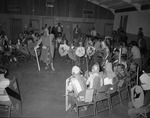 Photograph of a Cub Scout meeting, Henderson, 1955