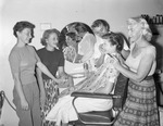 Photograph of women in a beauty salon, Henderson, December 1955