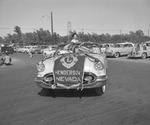 Photograph of the Lions Club entry in Industrial Days parade, Henderson, May 7, 1955
