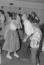 Photograph of party games, Henderson, November 1954