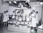 Photograph of cafeteria workers, Henderson, September 1956
