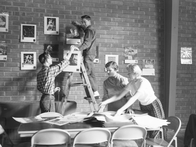 Photograph of a photography show, Henderson, February 1955