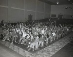 Photograph of Boy Scouts at the Victory Theater, Henderson, February 10, 1956