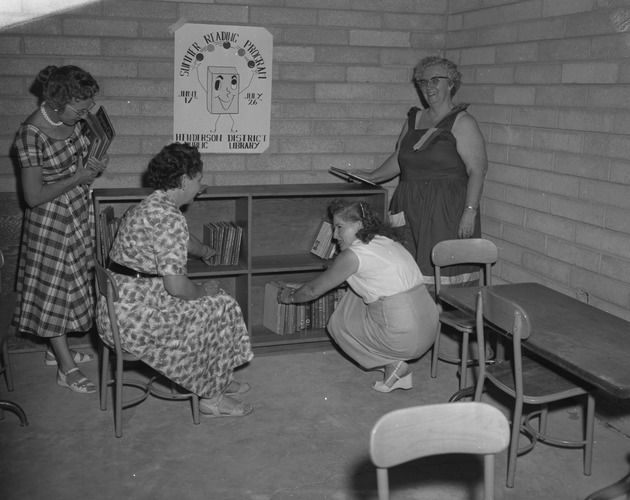 Photograph of Henderson Library Summer Reading Program, Henderson, June 1957