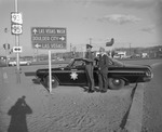 Photograph of highway signs, Henderson, 1964