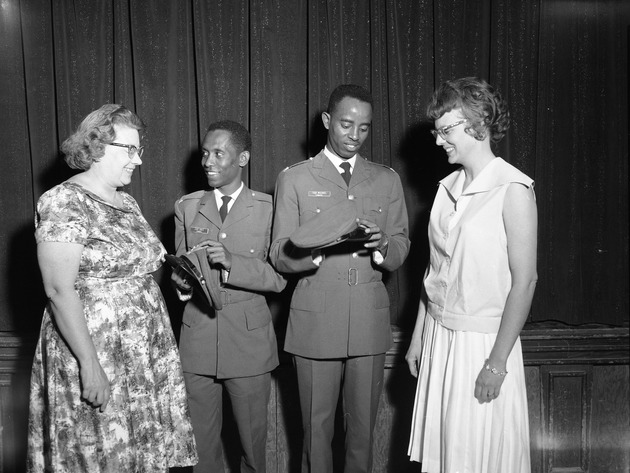 Photograph of Ethiopian soldiers from Nellis Air Force Base, Henderson, April 15, 1964