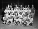 Photograph of the Henderson Boys Club Red Sox baseball team, Henderson, August 7, 1963