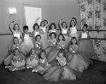 Photograph of young ballerinas, Henderson, 1964
