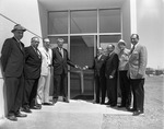Photograph of the opening of Titanium Metals Employee Credit Union, Henderson, April 26, 1964