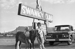 Photograph of the Swanky Club sign, Henderson, 1963