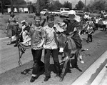 Photograph of a children's parade, Henderson, July 24, 1961