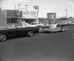 Photograph of the Junior Chamber of Commerce float in the Industrial Days parade, Henderson, May 7, 1955