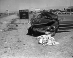 Photograph of a safe driving display, Henderson, July 4, 1965
