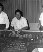 Photograph of a Skyline Casino craps table, Henderson, October 1, 1964